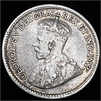 1919 Canada 5 Cents - Silver - High Grade Beauty