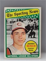 1969 Topps The Sporting News Johnny Bench #430