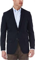 Haggar Men's 44 Long Stretch Tailored Fit Side