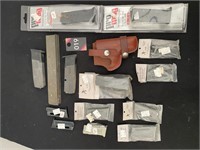 Leather Holster & Misc Gun Clips