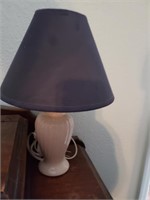 White Lamp Black Lamp Shade