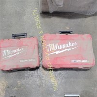 (2) MILWAUKEE BOXES EMPTY