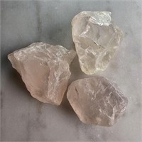 282 Ct Rough Rose Quartz Gemstones Lot