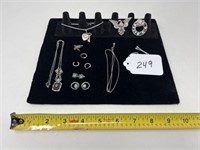Assorted Jewelry most but not all marked Sterling