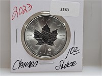 1oz .999 Silver Canada Maple Leaf $5