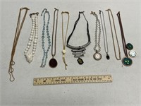Assorted Signed Costume Jewelry Necklaces
