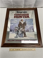Seagram’s Canadian Hunter Advertising Mirror