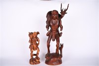 Vintage Wooden Sculptures