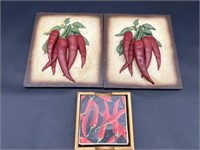 Chili Pepper 2- Wall Plaques & Coasters
