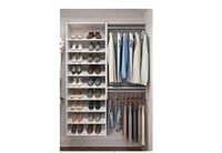 $129 Double Hang 25 in. W White Wood Closet Tower