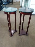 Beautiful Set of Small Accent Tables Measure 12"