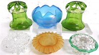 Glass Lot Vases/ Candle Holders
