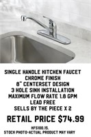 Single Handle Kitchen Faucet x2 Desc