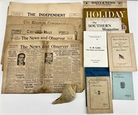 Antique & Vintage NC Books, Newspapers & More
