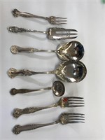 7pc 1847 Rogers Bro Flatware silver plate