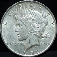 1922-D Peace Silver Dollar Nice!