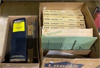 Automotive service manuals -  two box lot -