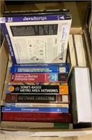 Books - box lot - mostly computer education,