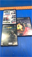 3 PlayStation 2 games