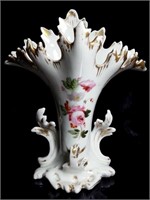 VINTAGE VIEUX PARIS BEAUTIFUL VASE ROSE MOTIF