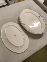 4-15x10 1/2 In eastern star masonic platters