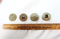Lot of 4 Military Challenge Coins