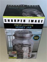 Sharper Image digital count money jar