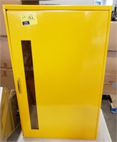 Durham MFG yellow cabinet