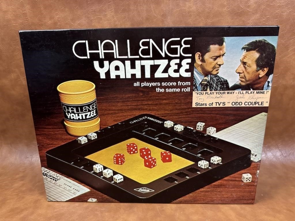 1974 Challenge Yahtzee Game