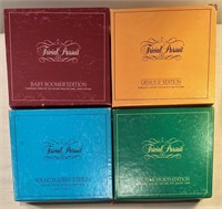 Lot of 4 Trivial Pursuit Game Editions
