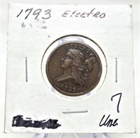 1793 Half Cent (Electro) Unc.