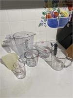 Assorted Plastice Measuring Cups