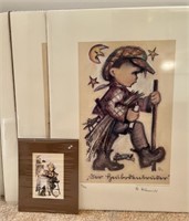 Six Signed and Numbered Hummel Prints