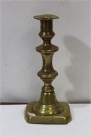 A Vintage Single Brass Candleholder