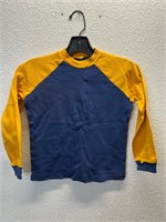Vintage 1960s Blue Yellow Shirt