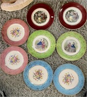 8 SALEM DECORATIVE PLATES