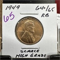1949 WHEAT PENNY CENT HIGH GRADE