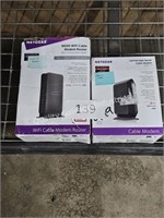 2pc netgear products (not tested/damaged)