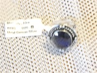 Blue Sapphire Ring   AJ1171