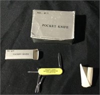 Collection of Advertising Pocket Knives (9)