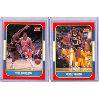 (3)1986 Fleer Basketball Stars/rc