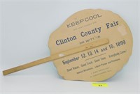 1899 Clinton County Fair Fan