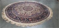 Handmade round rug