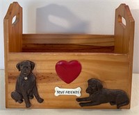 "True Friends" Wooden Toy Box