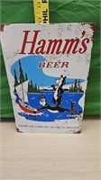 Hamms beer sign