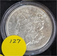 1889 UNC MORGAN SILVER DOLLAR