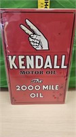 Kendall  oil sign