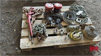 Assorted chains, Load Binders, Ratchet straps,