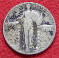 1930 S Standing Liberty Silver Quarter