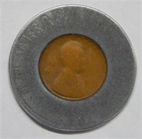 Lincoln Wheat Cent in Lucky Penny Holder